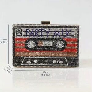 Beaded Cassette Clutch